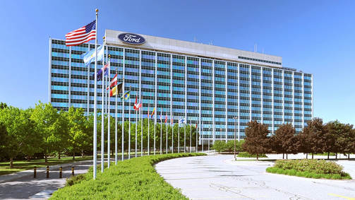 Ford building in Dearborn Michigan 